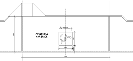 disabled cad carpark parking parallel car street park details